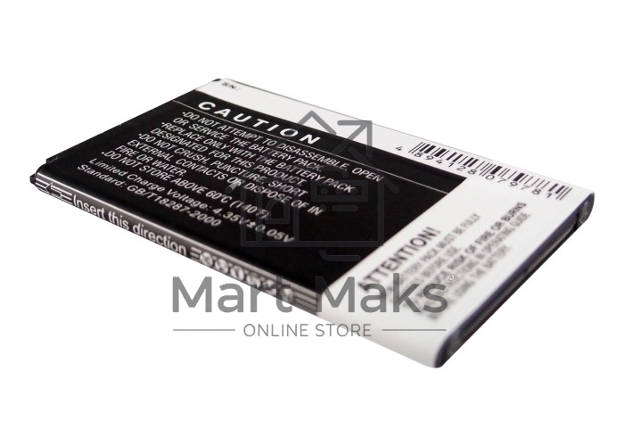 Аккумулятор CameronSino CS-SMN900XL (B800BC) для Samsung Note 3 N9000 3.8V / 3200mAh / 12.16Wh