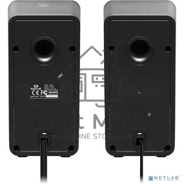 Акустическая 2.0 система Defender Waltz черный USB + 3.5 jack, RGB, 6 Вт.