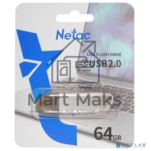 Флешка USB R/W R/W Drive Netac U352 NT03U352N-064G-20PN USB2.0 64GB, retail version