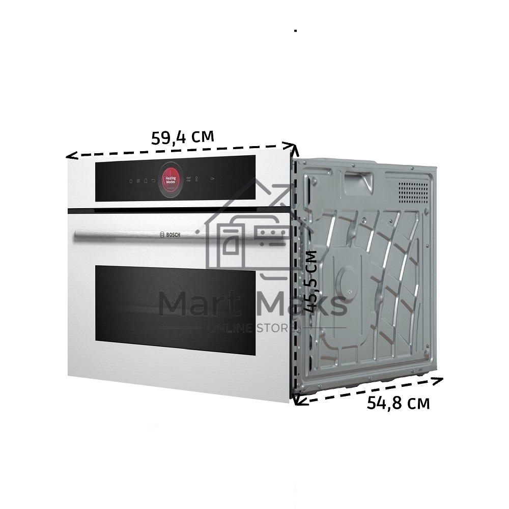 Встраиваемый духовой шкаф электрический Bosch CMG7241W1 белый