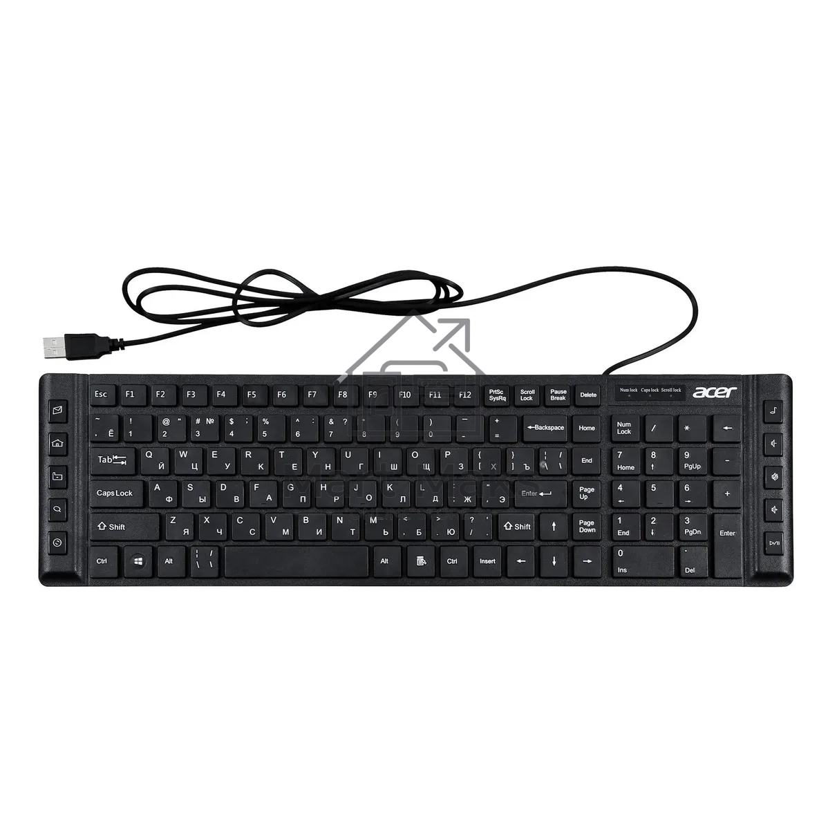 Клавиатура Acer OKW010 ZL.KBDEE.002 проводная, USB, черный