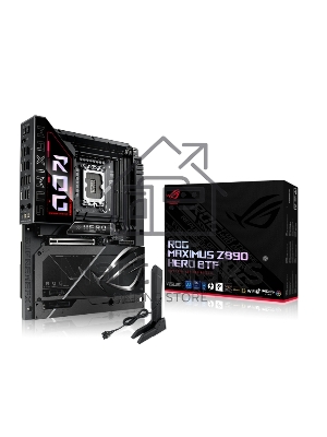 Материнская плата ASUS ROG MAXIMUS Z890 HERO BTF, LGA1851, Intel Z890, 4xDDR5, 4xSATA, 6xM.2, 1xPCIe 5.0 x16, 1xPCIe 4.0 x4, 1xPCIe x1, 1xHDMI, 2xUSB-C (Thunderbolt 4), 1xUSB-C 3.2 Gen 2, 4xUSB-A 3.2 Gen 2, 4xUSB-A 3.2 Gen 1, 2x2.5Gb LAN, Wi-Fi 7, Bluetoo