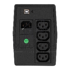 Источник бесперебойного питания ExeGate Power NB-850.LED.AVR.4C13.USB (850VA/510W, LED, AVR, 4*C13, USB, батарея 12V 9Ah, Black)