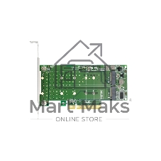 Адаптер для SSD ShenzhenLianrui LRNV94N8 2X U.2 SFF-8639 SSD to PCI Express 3.0 Gen 3 X8 Card U.2 NVMe SSD Adapter