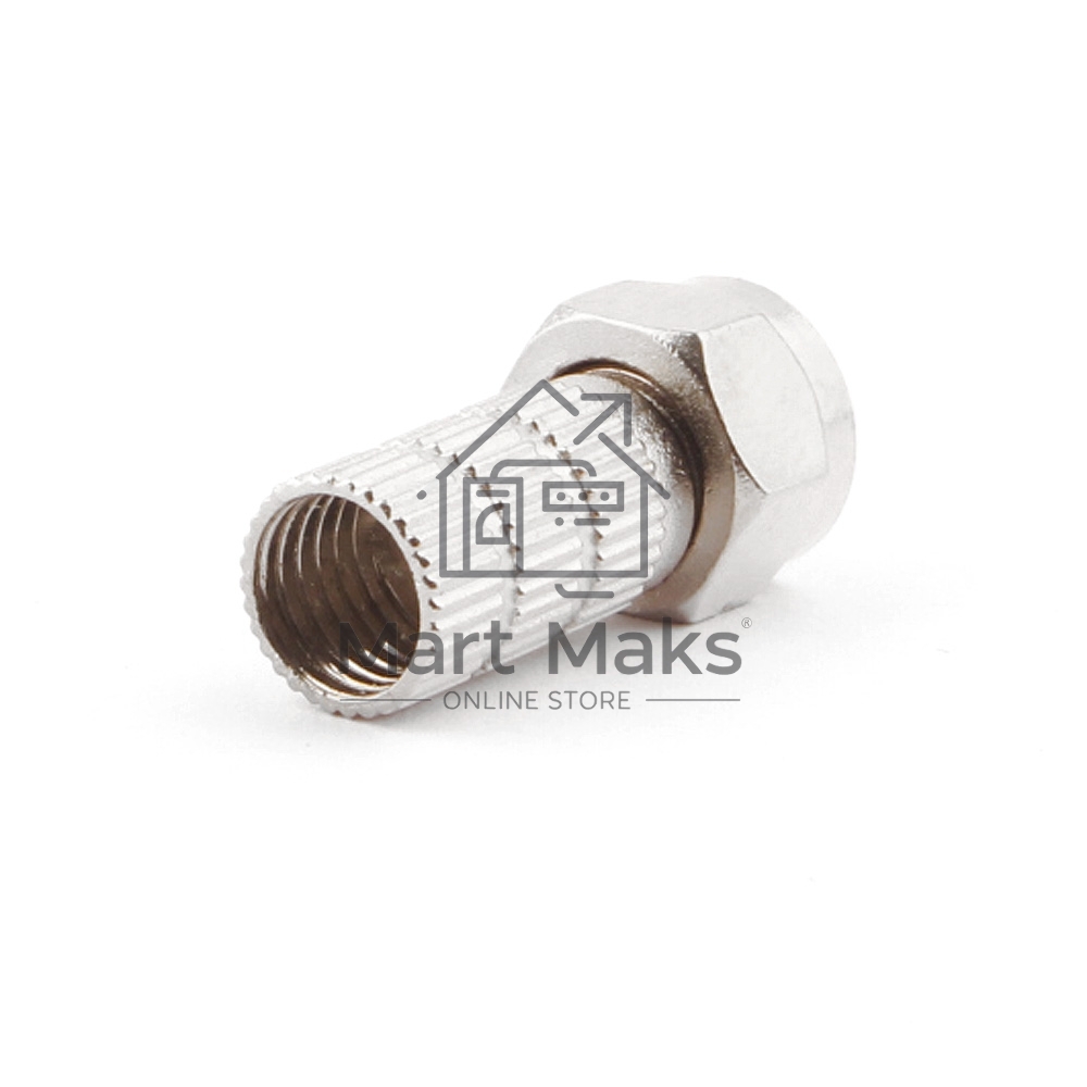 Коннектор Cablexpert F SPL6-02, для кабеля RG6, 5шт, с уплот. рез. кольцом