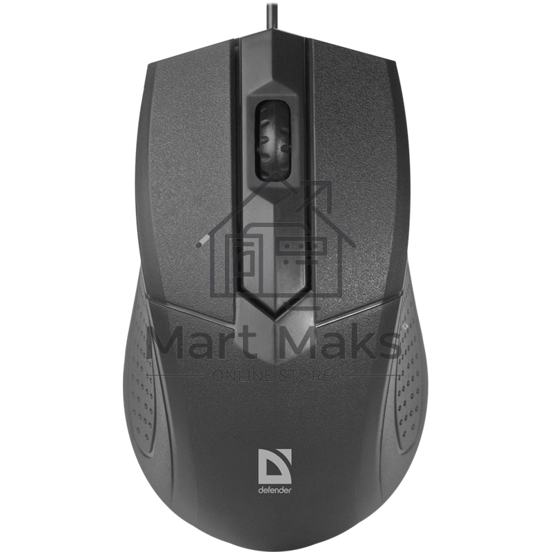 Мышь проводная Defender Optimum MB-270 черный, 1000 dpi, USB, кнопки - 3