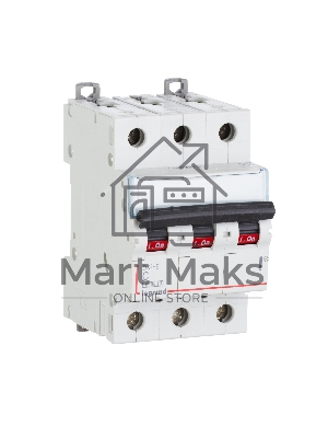 Выключатель автоматический DX3-E C16 3П 6000/6kA Авт.выкл.DX3-E C16 3П 6000/6kA