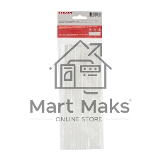 Стержни клеевые Rexant Ø 7 мм, 200 мм, белые (10 шт./уп.) (хедер)