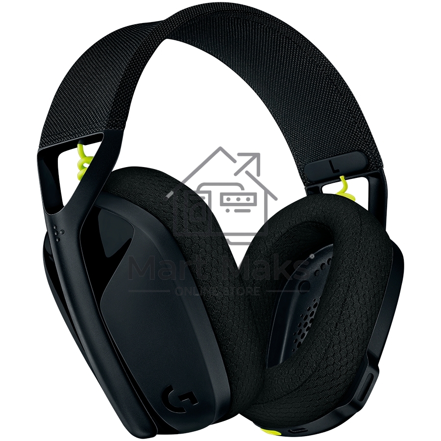 Наушники с микрофоном Logitech G435 черный/желтый накладные Radio оголовье (981-001050)