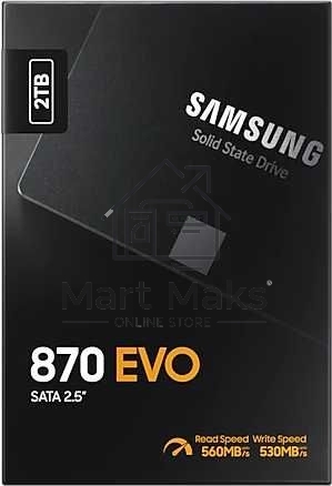 Накопитель SSD Samsung 2Tb 870 EVO Series MZ-77E2T0B/EU