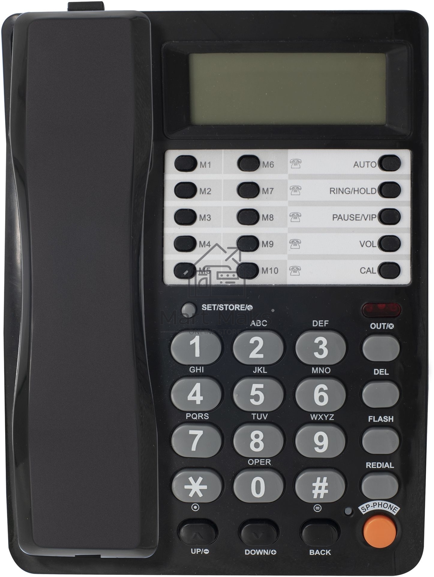 Телефон проводной Ritmix RT-495 черный