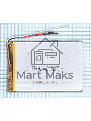 Аккумулятор Li-Pol (батарея) 3*65*95мм 3pin 3.7V/2500mAh