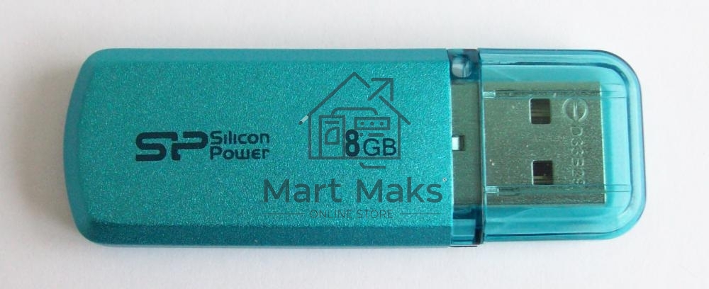 Флешка USB R/W Silicon Power R/W 8Gb Helios 101 SP008GBUF2101V1B USB2.0 синий