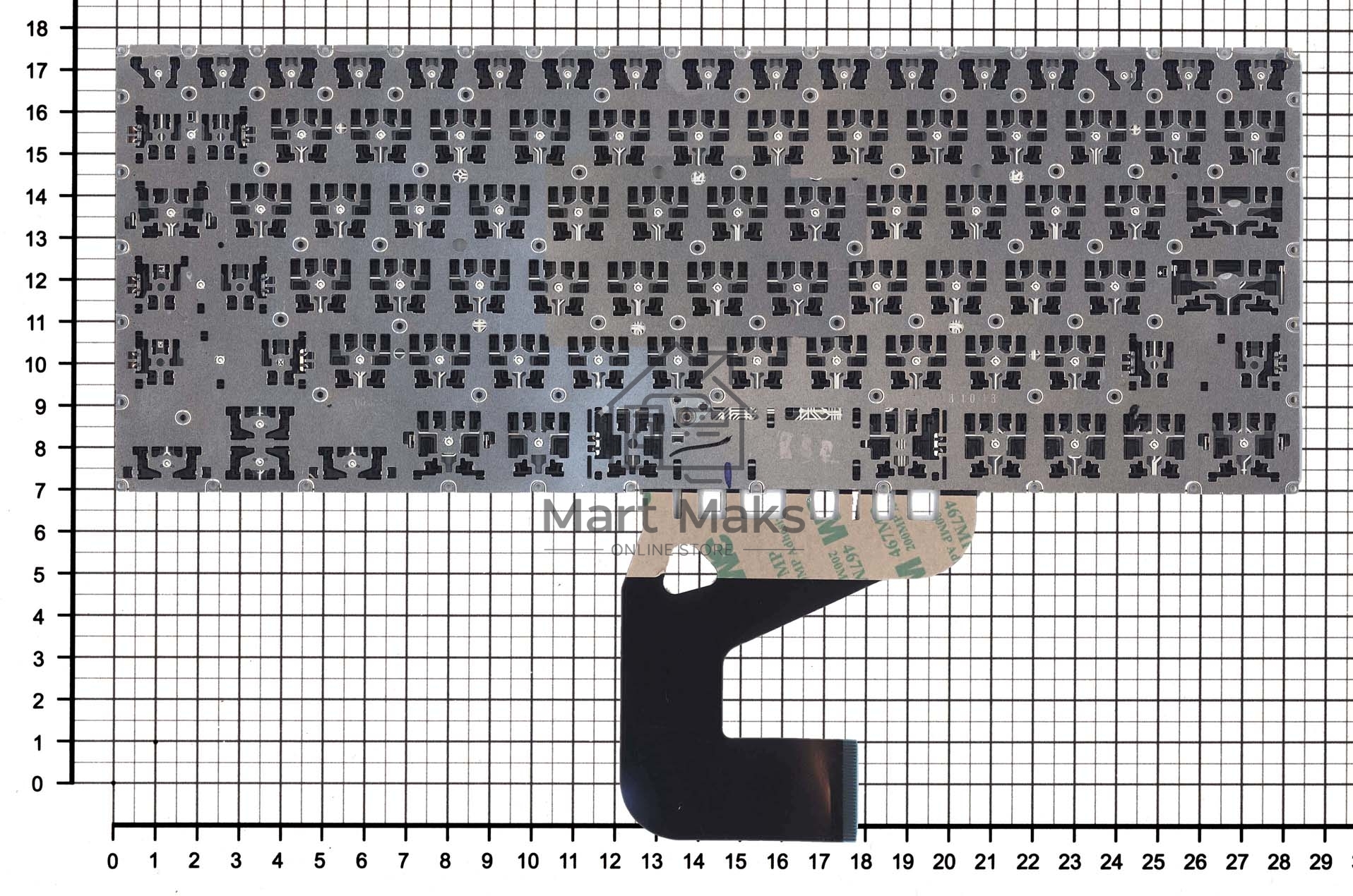 Клавиатура для ноутбука Asus X406 черная