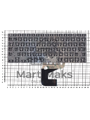 Клавиатура для ноутбука Asus X406 черная