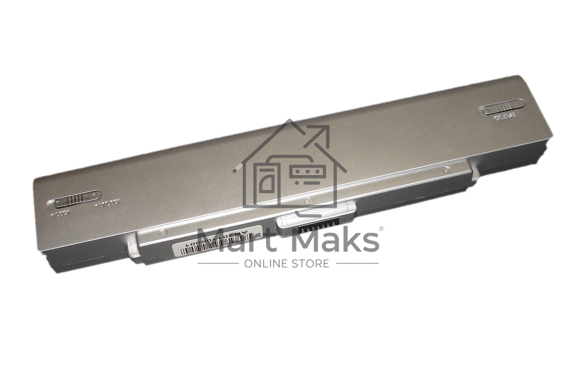 Аккумуляторная батарея для ноутбука Sony Vaio VGN-CR (VGP-BPS9) 5200mAh OEM серебристый