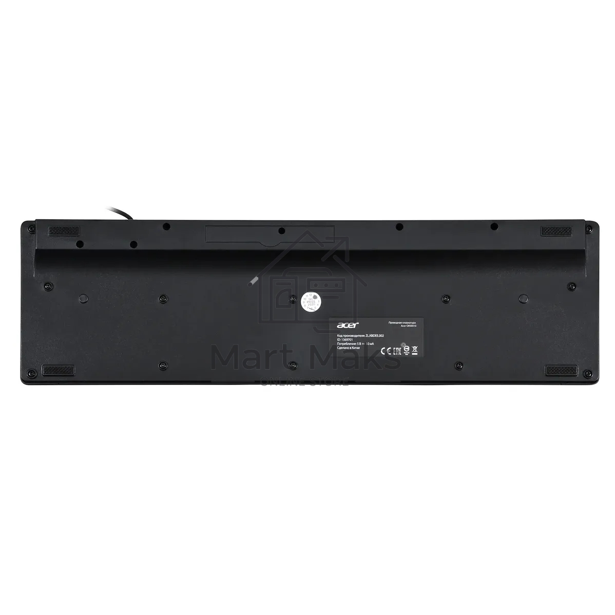Клавиатура Acer OKW010 ZL.KBDEE.002 проводная, USB, черный