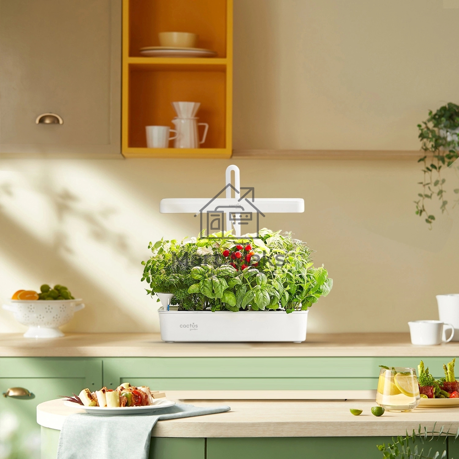 Гидропонная установка Cactus Garden CS-LEDPOT-10 2л 20Вт белый