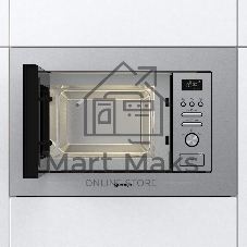 Микроволновая печь встраиваемая Gorenje BMI201AG1X нержавеющая сталь, 20 л, 800 Вт, переключатели - поворотный механизм/кнопки