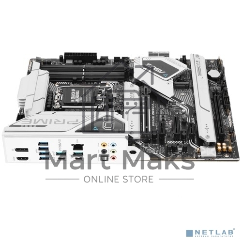Материнская плата ASUS PRIME Z690-A, LGA1700, Z690, 4*DDR5, HDMI+DP, CrossFireX, SATA3 + RAID, Audio, Gb LAN, USB 3.2, COM*1 header (w/o cable), ATX ; 90MB18L0-M0EAY0