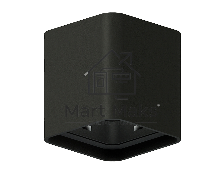 Корпус светильника C7841 SBK черный песок 95*95*H100mm MR16 GU5.3