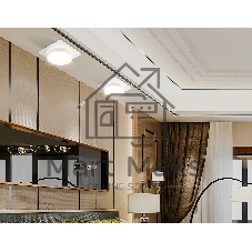 Светильник Ambrella light TN6709 WH белый IP44 GX53 max 15W 105*105*45