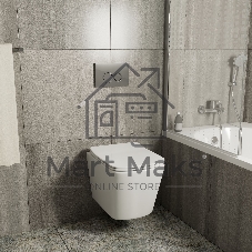 Комплект BAU 6 в 1: инсталляция BAU PRO, унитаз подвесной безободковый Bau Stil 51, сиденье дюропласт микролифт, клавиша BASIC хром