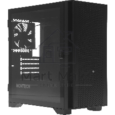 Компьютерный корпус Montech AIR 100 LITE черный без БП mATX 2x120мм 1xUSB2.0 2xUSB3.0 audio bott PSU