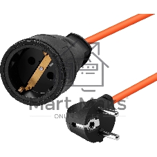 Силовой удлинитель Defender Ext2G-01-50 6А, 50 м, без заземления 1