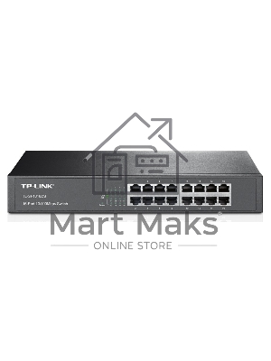 Сетевой коммутатор TP-Link SMB TL-SF1016DS Коммутатор неуправляемый 16 ports 10/100 Мбит/с
