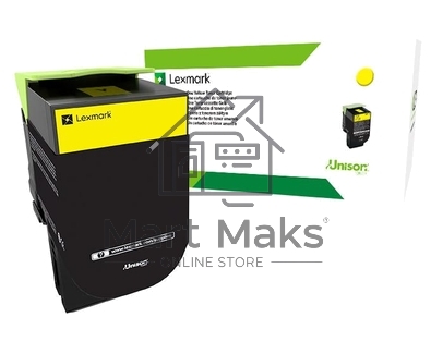 Картридж лазерный Lexmark желтый для CX310/410/510 2K