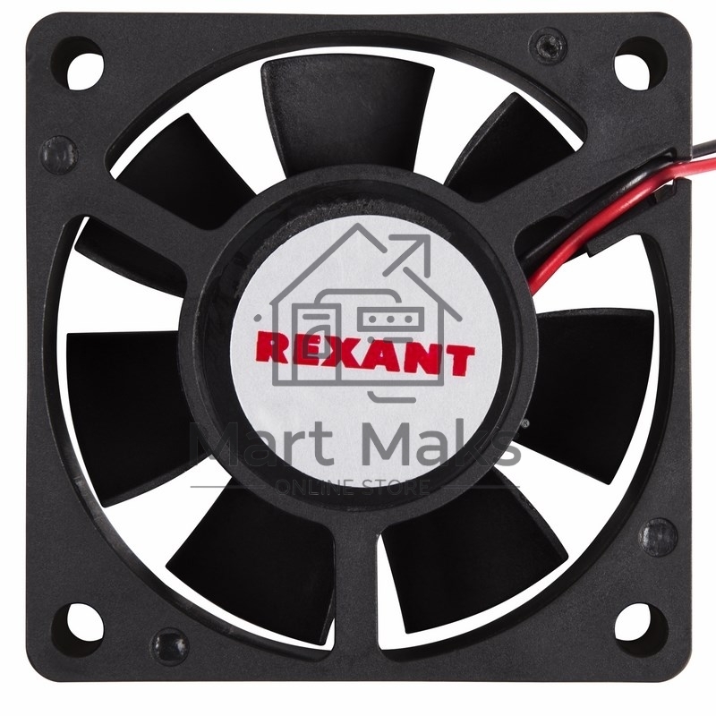 Вентилятор для корпуса Rexant RX 6020MS 12VDC черный, 60 мм, 3900 об/мин, 29 дБ, 2 pin