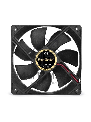 Вентилятор для корпуса ExeGate EX12025SM черный, 120 мм, 1500 об/мин, 24 дБ, 2 pin