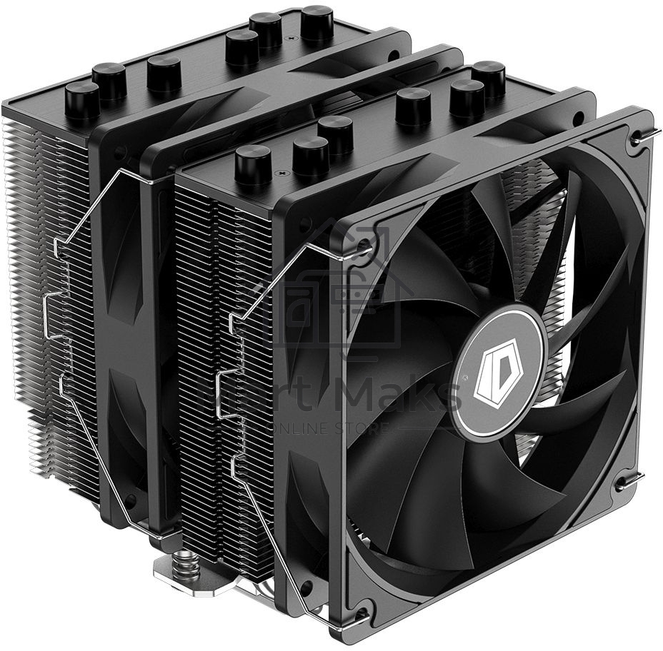 Кулер ID-COOLING SE-206-XT черный 120мм алюминий+медь 1800rpm 35db 4-pin 250W 156мм