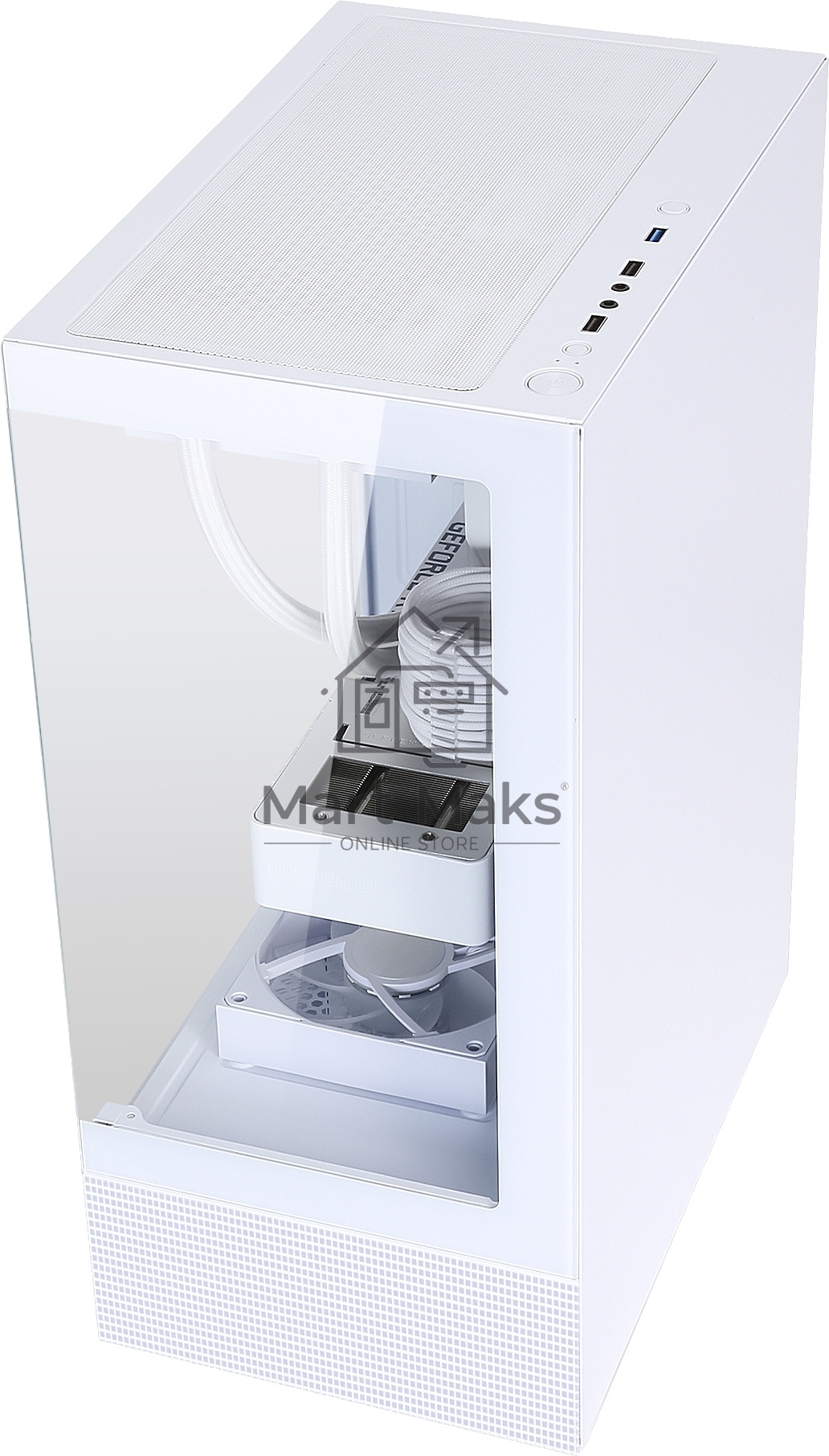 Компьютерный корпус AeroCool / Formula Crystal Z1 белый без БП ATX 2xUSB2.0 1xUSB3.0 audio bott PSU
