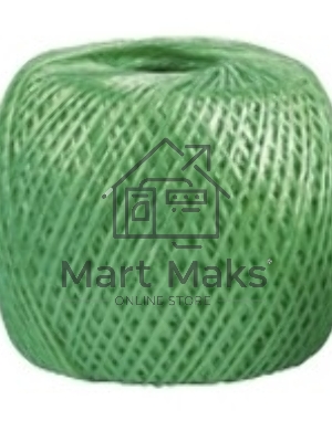 Шпагат полипропиленовый Сибртех 93976 1200 текс, 1,7 мм, L 60 м, Россия, зеленый