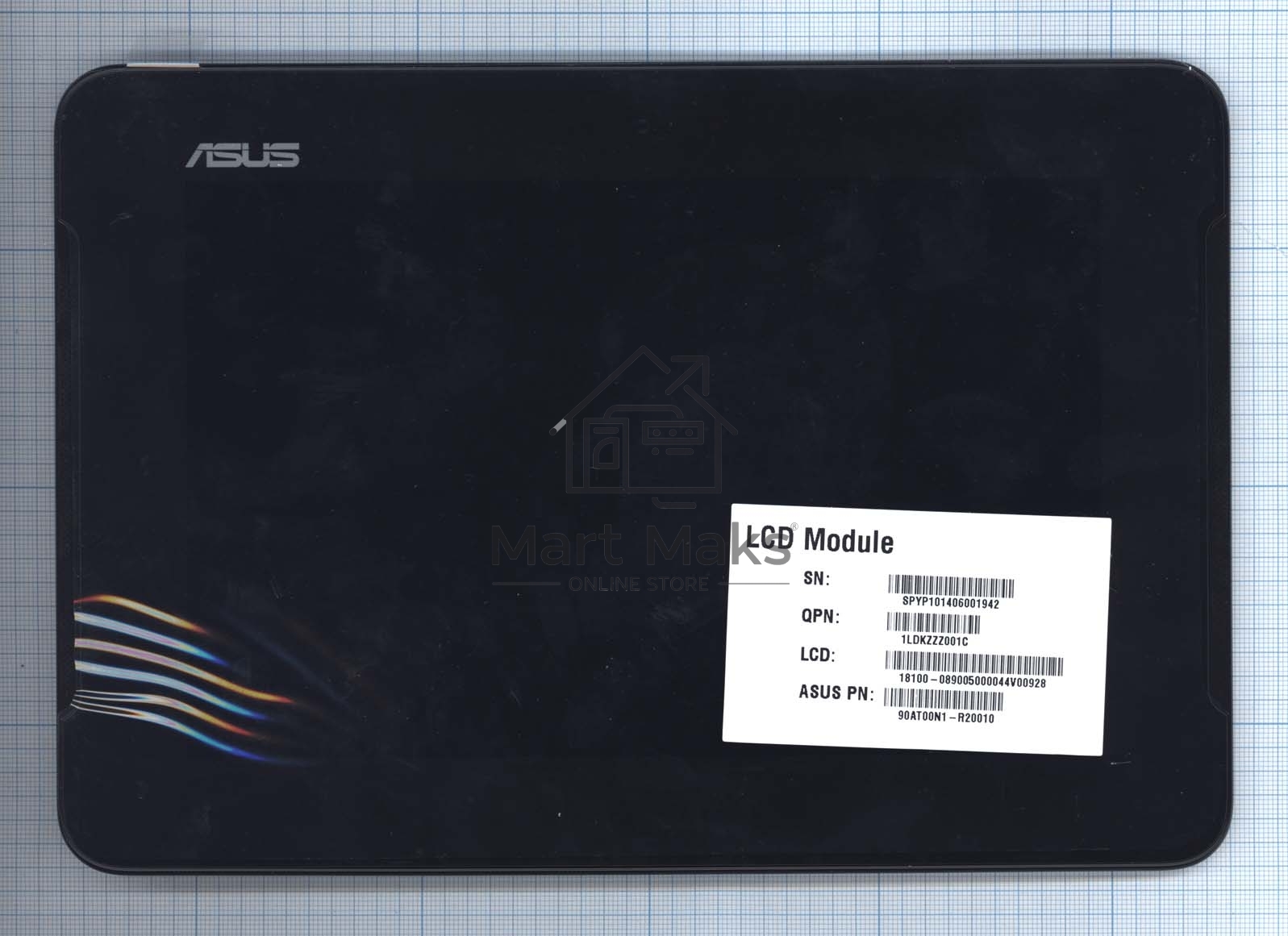 Модуль (матрица + тачскрин) для Asus PadFone S (PF500KL) Station черный с рамкой