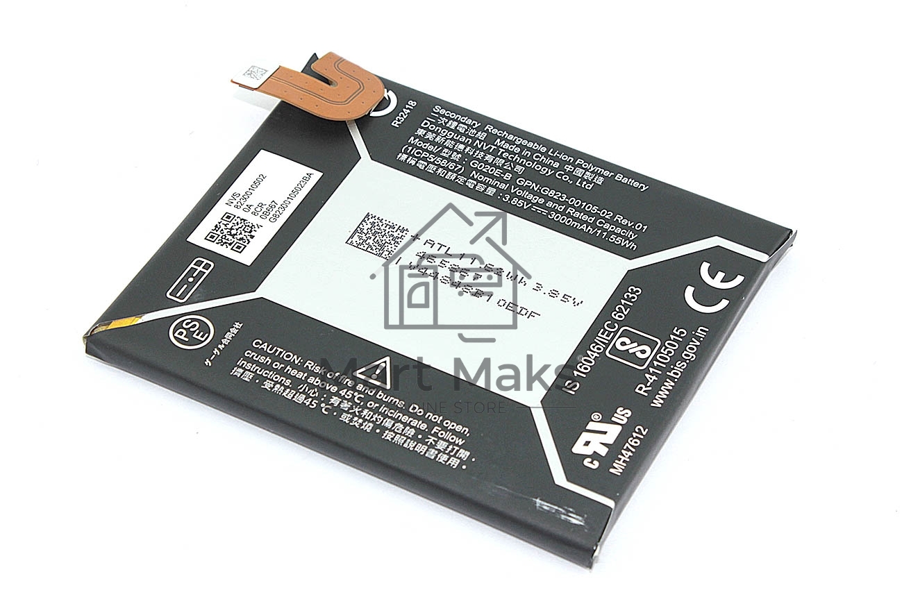 Аккумуляторная батарея для Google Pixel 3A (G020E-B) 3.85V 3000mAh Li-Ion