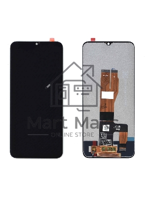 Дисплей для Realme C30 черный