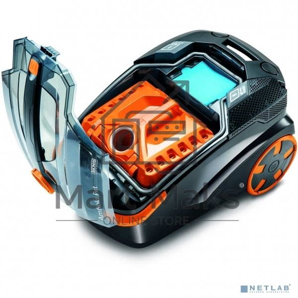 Моющий пылесос Thomas DryBOX AMFIBIA PET черный/оранжевый, 325/1700Вт, уборка влажная/сухая, пылесборник контейнер 2 л