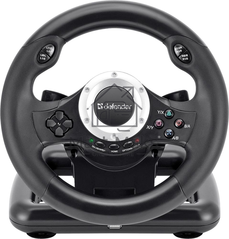 Игровой руль Defender TURBO PRO PC/PS3/PS4/XBOX