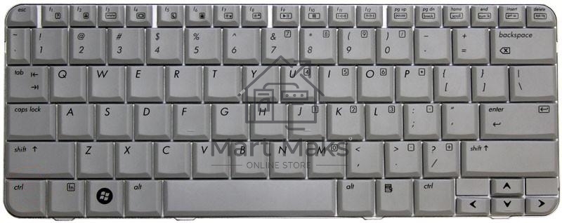 Клавиатура для ноутбука HP Pavilion TX1000 TX2000 TX2100 TX2500 серая