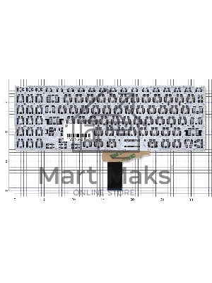 Клавиатура для ноутбука Asus X515/M515 черная
