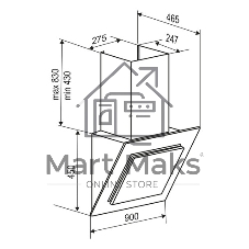 Вытяжка встраиваемая Zigmund & Shtain K 017.6 S серебристый, 60 см, 700 куб. м/ч, 51 дБ