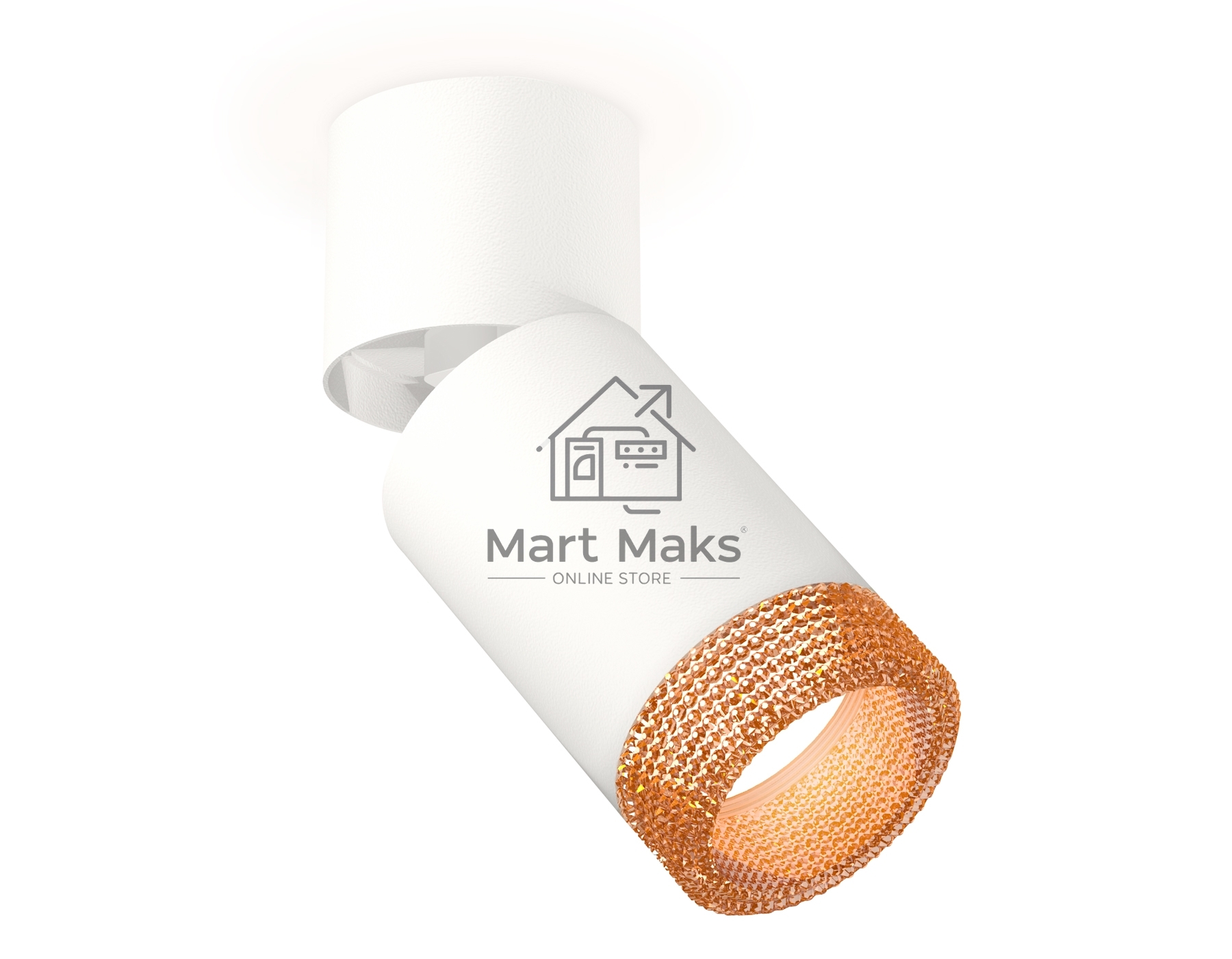Комплект накладного поворотного светильника Ambrella light XM6312064 SWH/WH/CF белый песок/белый/кофе MR16 GU5.3 (A2220, C6312, N6154)