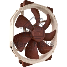 Вентилятор корпусной Noctua NF-A15 PWM, 140 мм, 300-1500 об/мин, 19.2 дБ, 4-pin PWM, без подсветки