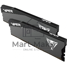 Оперативная память Patriot Viper Elite 5 Ultra, DDR5, 32GB (2x16GB), 6000 MHz, CL28, с радиатором, чёрный