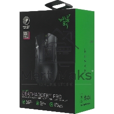Мышь беспроводная/проводная Razer DeathAdder V3 Pro черный, 30000 dpi, радиоканал, USB, кнопки - 6