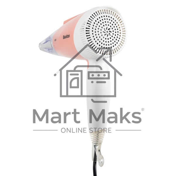 Фен Blackton Bt HD1001C White-Pink Мощность 1000 Вт, Напряжение 220 В, 50 Гц, Регулировка воздушного потока 2, Регулировка температуры 3, Складная ручка, Петля для подвешивания, Концентратор.