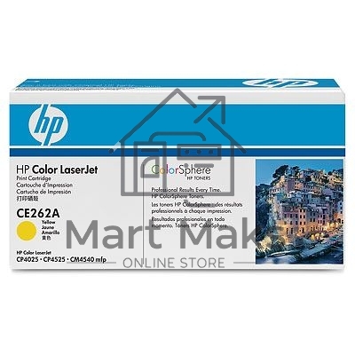 Картридж лазерный HP CE262A желтый для CLJ CP4025/CP4525 11000стр.